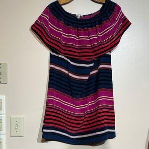 Joie Multicolor Striped silk dress